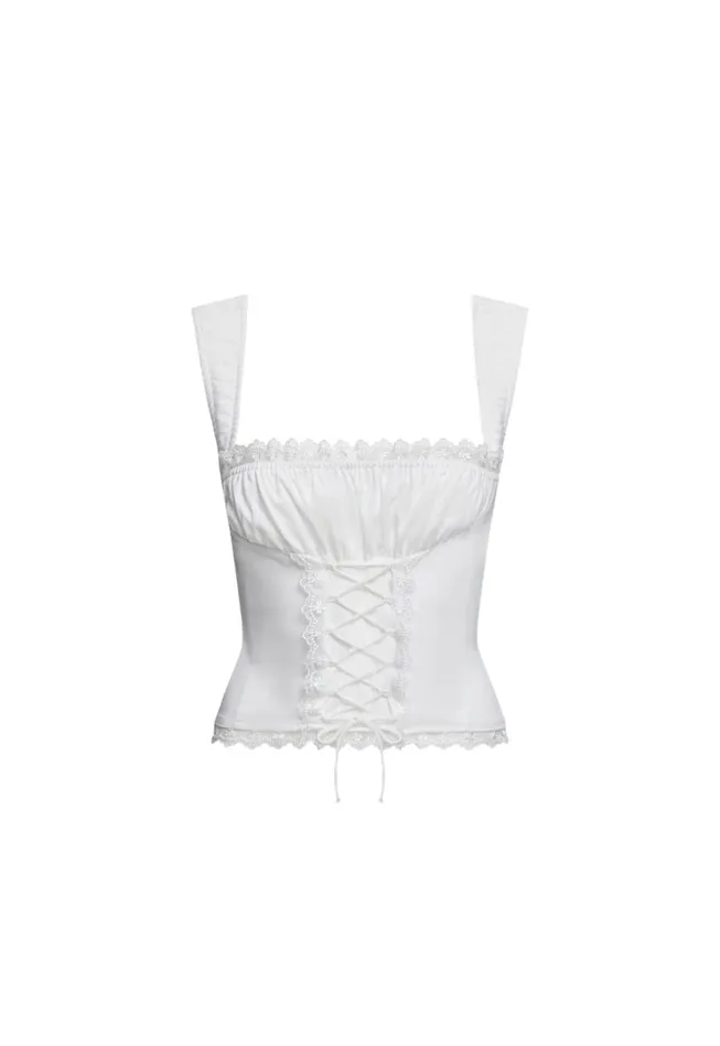 Tops Women Lioness Fashion PALMER CORSET Porcelain Tops Women Lioness Fashion PALMER CORSET Porcelain