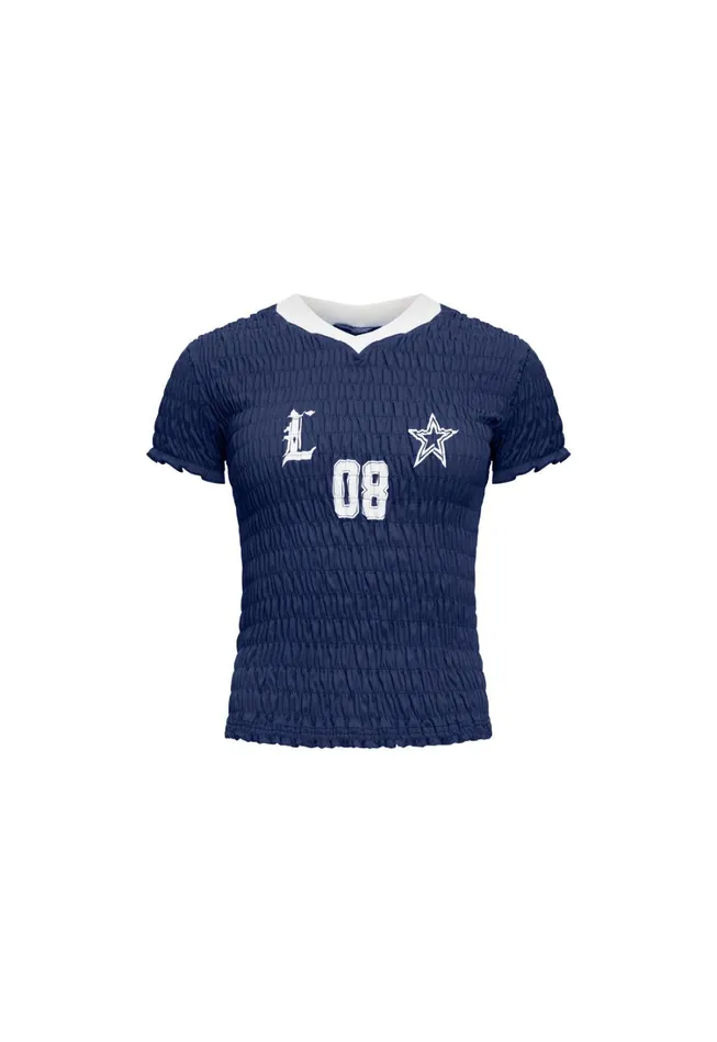 Tops Women Lioness Fashion SCRUNCHED SPECTATE TOP Indigo Tops Women Lioness Fashion SCRUNCHED SPECTATE TOP Indigo