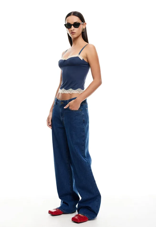 Tops Women Lioness Fashion TOP MODEL CAMI Navy
