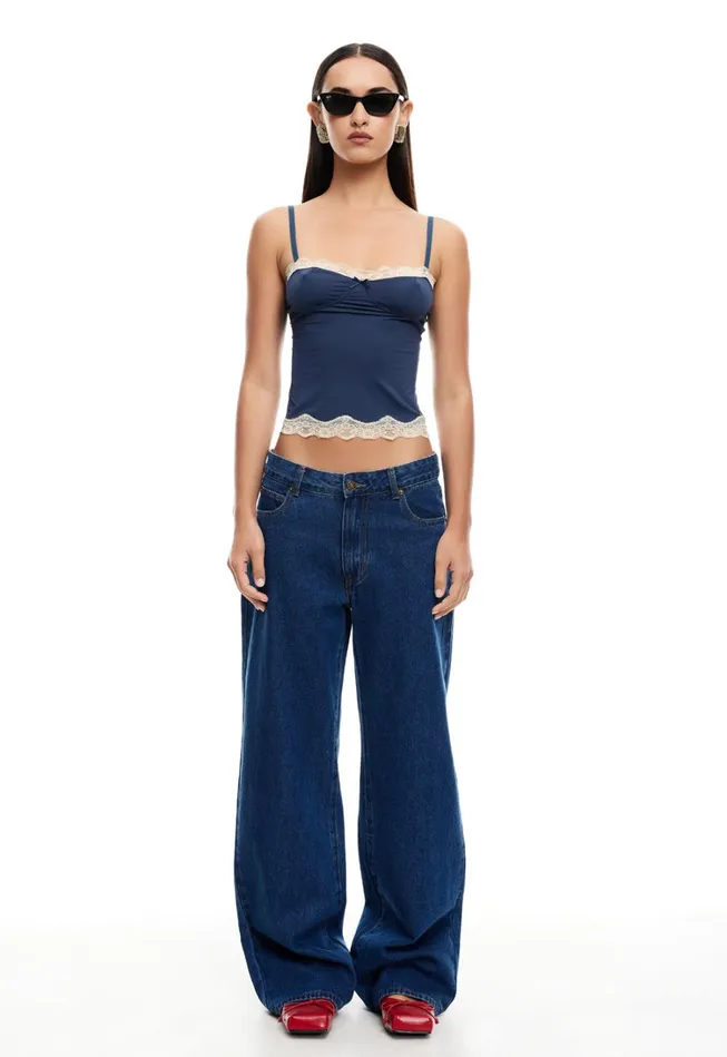 Tops Women Lioness Fashion TOP MODEL CAMI Navy