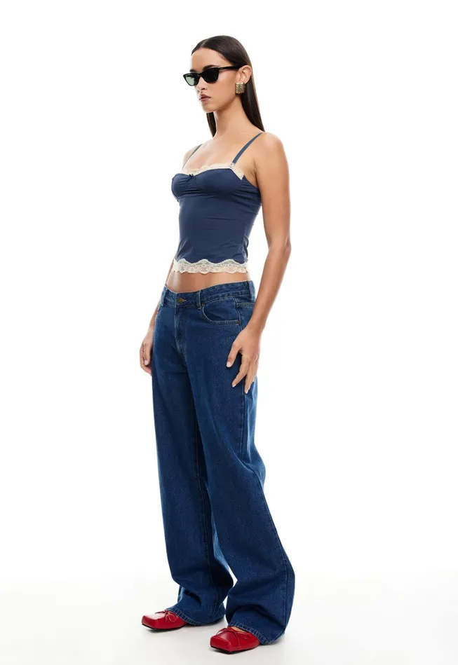 Tops Women Lioness Fashion TOP MODEL CAMI Navy