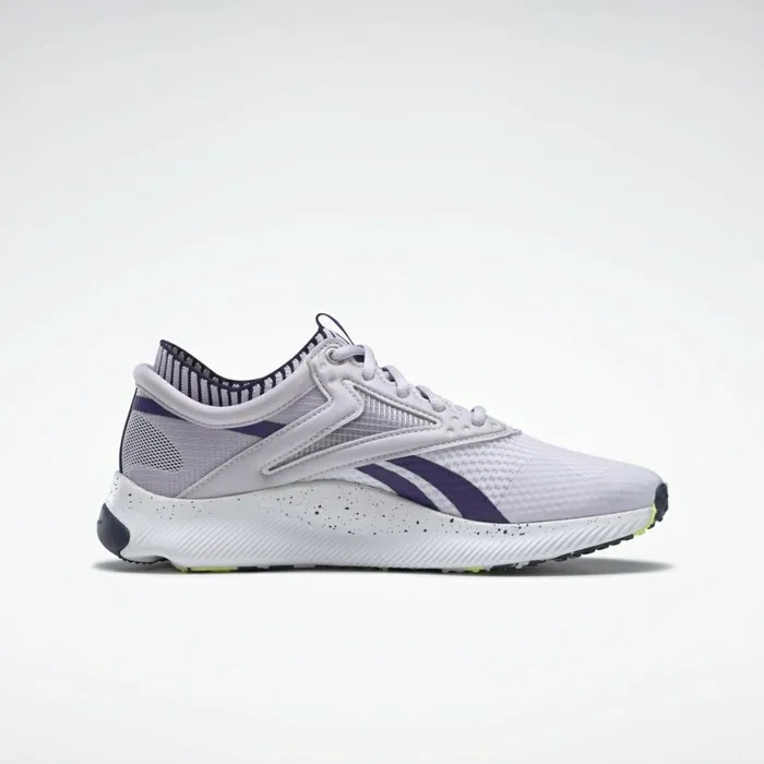 Training Shoes Womens Reebok HIIT Shoes Luminous Lilac Dark Orchid Ftwr White