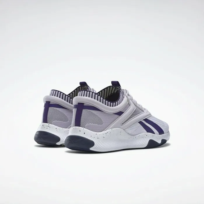 Training Shoes Womens Reebok HIIT Shoes Luminous Lilac Dark Orchid Ftwr White