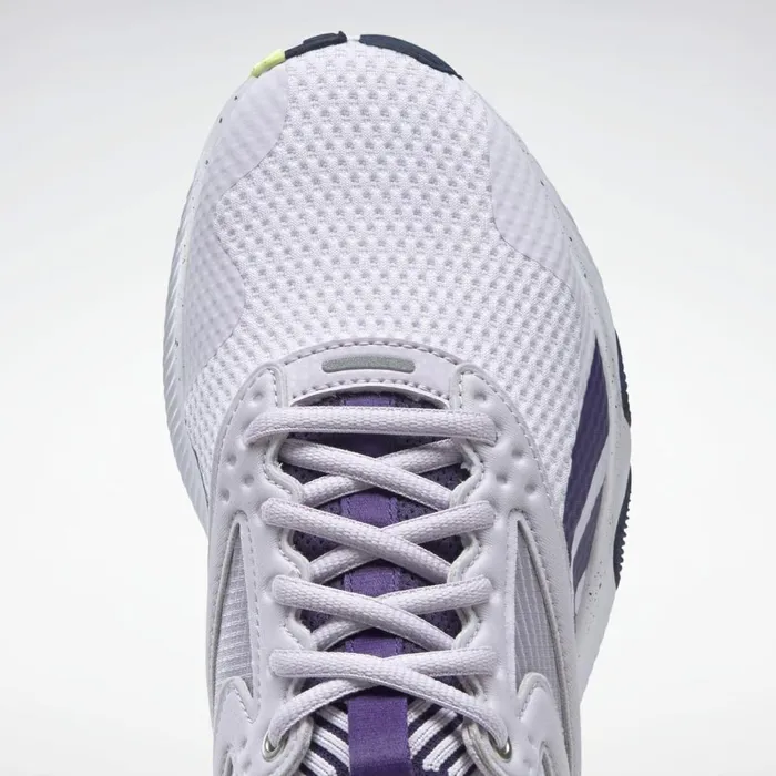 Training Shoes Womens Reebok HIIT Shoes Luminous Lilac Dark Orchid Ftwr White
