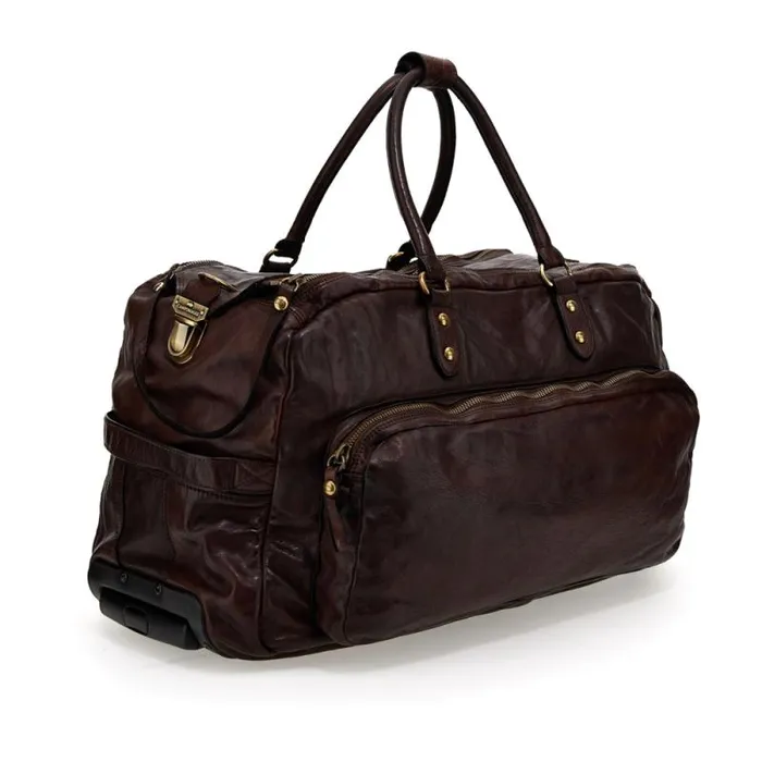 Travel Bags WomenMen Campomaggi Tokio Brown Travel Bags WomenMen Campomaggi Tokio Brown