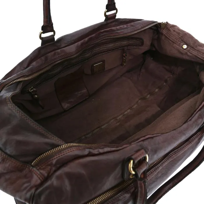 Travel Bags WomenMen Campomaggi Tokio Brown Travel Bags WomenMen Campomaggi Tokio Brown