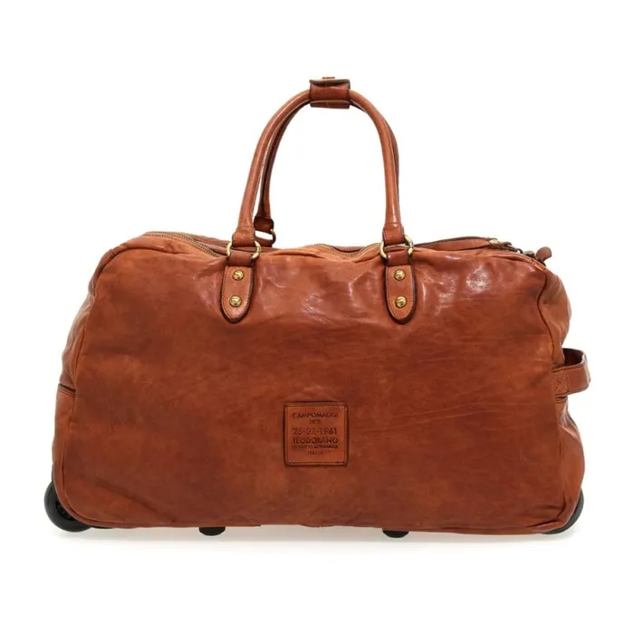 Travel Bags WomenMen Campomaggi Tokio Cognac Travel Bags WomenMen Campomaggi Tokio Cognac