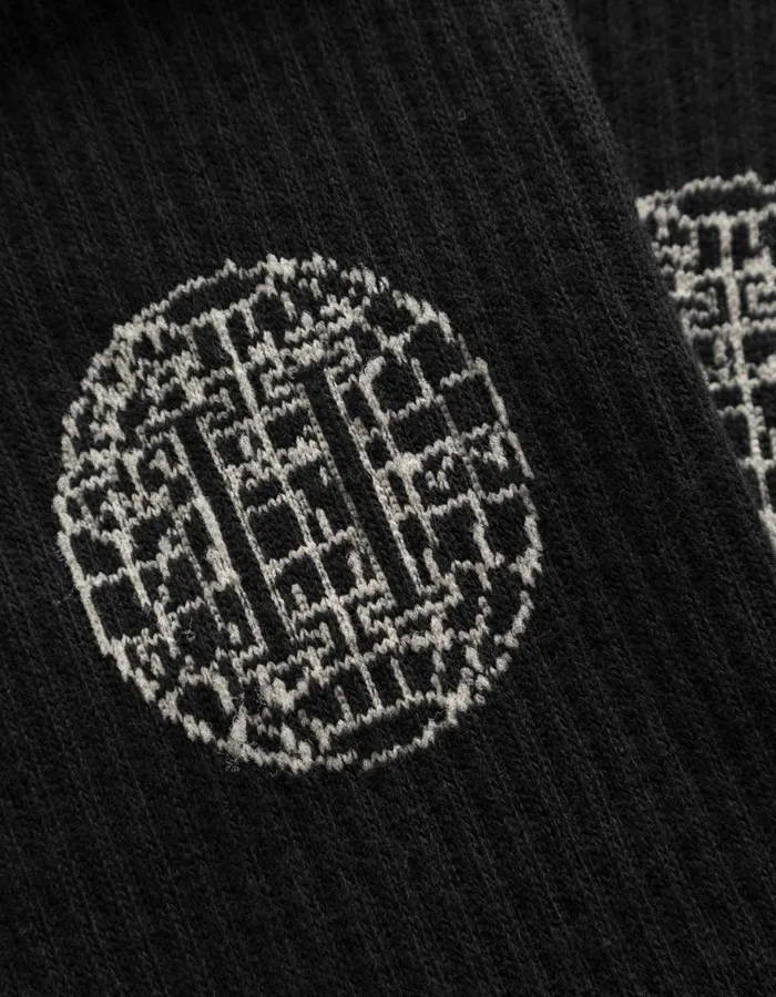 Underwear Men Les Deux Globe Rib 2Pack Socks 8211 BlackLight Desert Sand
