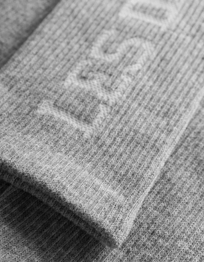 Underwear Men Les Deux Les Deux Vertigo 2Pack Rib Socks 8211 Light Grey MelangeWhite