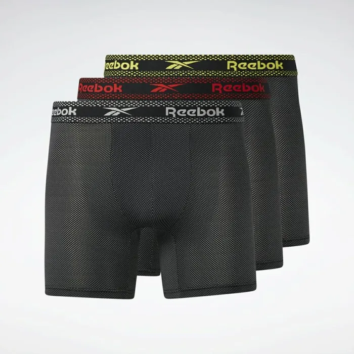 Underwear Mens Reebok Super Soft Nylon Performance Boxer Briefs 3 Pairs Multi Underwear Mens Reebok Super Soft Nylon Performance Boxer Briefs 3 Pairs Multi
