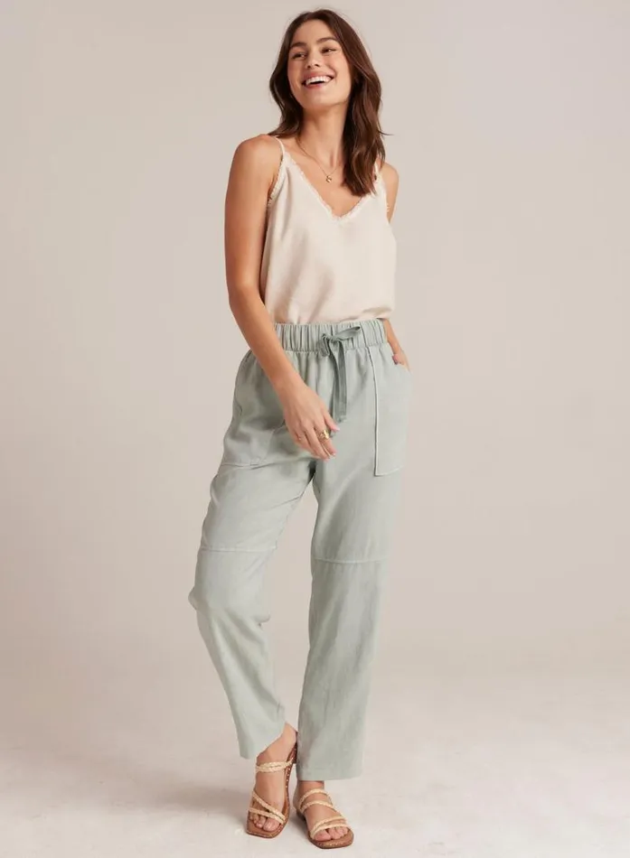 Utility Tie Waist Trouser 8211 Oasis Green Women Bella Dahl Pants