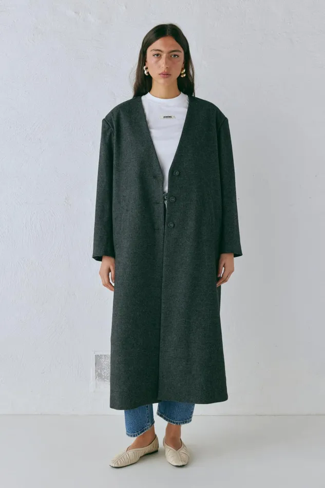 VRG GRL JacketsCoats Vale Trench Coat Charcoal 8211 Women VRG GRL JacketsCoats Vale Trench Coat Charcoal 8211 Women