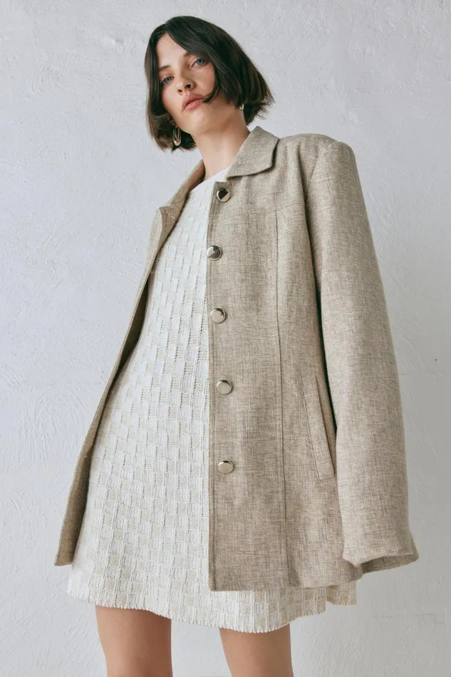 VRG GRL Long Sleeve Pia Knit Tunic Cream 8211 Women VRG GRL Long Sleeve Pia Knit Tunic Cream 8211 Women