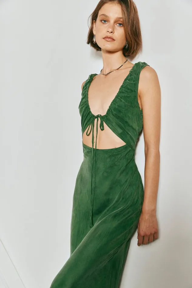 VRG GRL MidiMaxi Dresses After Dark Bias Cut Maxi Dress Forest 8211 Women VRG GRL MidiMaxi Dresses After Dark Bias Cut Maxi Dress Forest 8211 Women