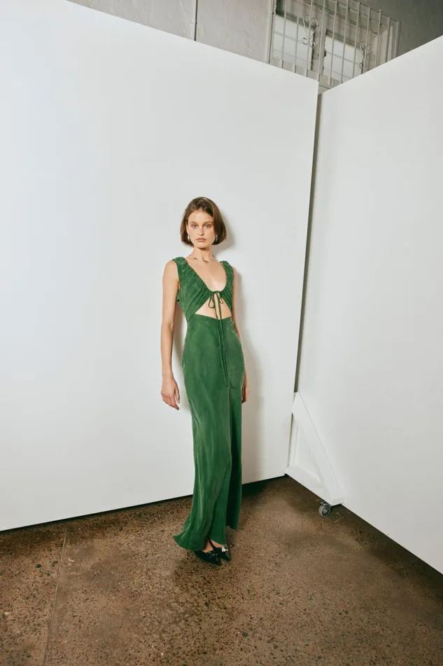 VRG GRL MidiMaxi Dresses After Dark Bias Cut Maxi Dress Forest 8211 Women VRG GRL MidiMaxi Dresses After Dark Bias Cut Maxi Dress Forest 8211 Women