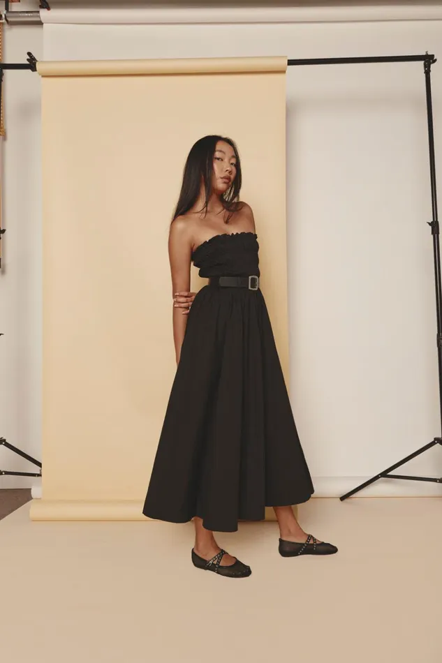 VRG GRL MidiMaxi Dresses Eliana Midi Dress Black 8211 Women VRG GRL MidiMaxi Dresses Eliana Midi Dress Black 8211 Women
