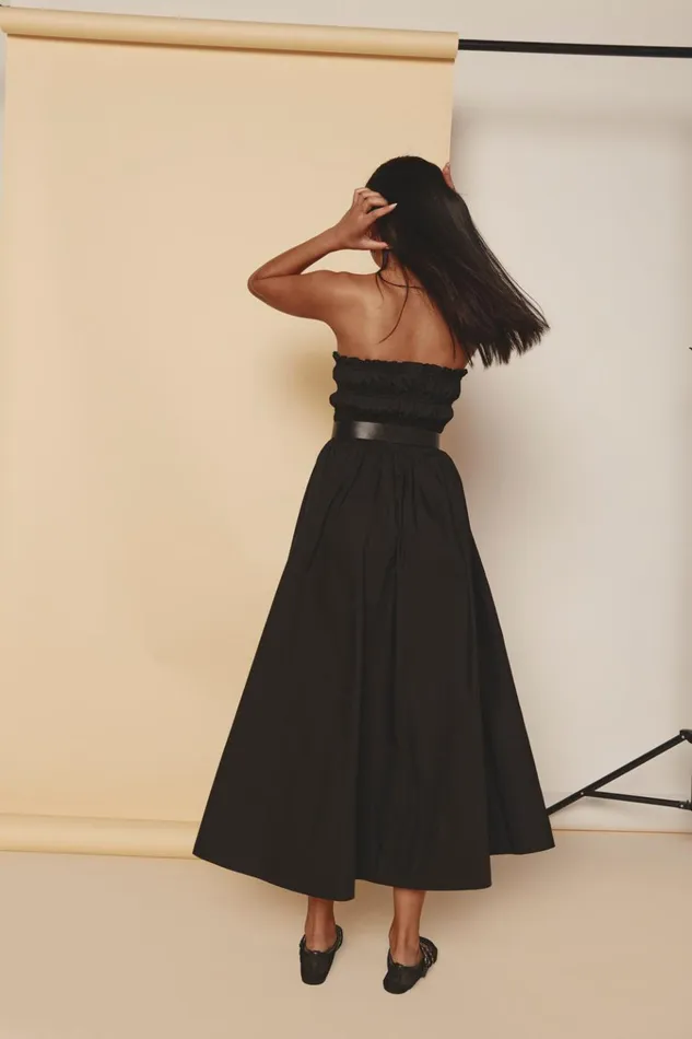 VRG GRL MidiMaxi Dresses Eliana Midi Dress Black 8211 Women VRG GRL MidiMaxi Dresses Eliana Midi Dress Black 8211 Women