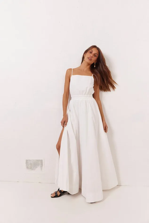 VRG GRL MidiMaxi Dresses Lou Maxi Dress White 8211 Women VRG GRL MidiMaxi Dresses Lou Maxi Dress White 8211 Women