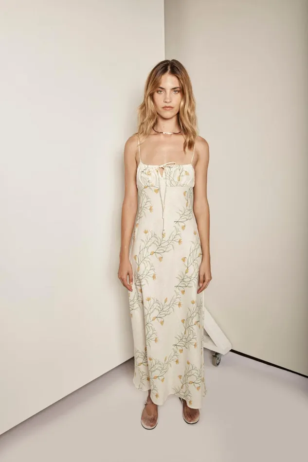 VRG GRL MidiMaxi Dresses Matilda Linen Bias Cut Maxi Dress Florette 8211 Women VRG GRL MidiMaxi Dresses Matilda Linen Bias Cut Maxi Dress Florette 8211 Women