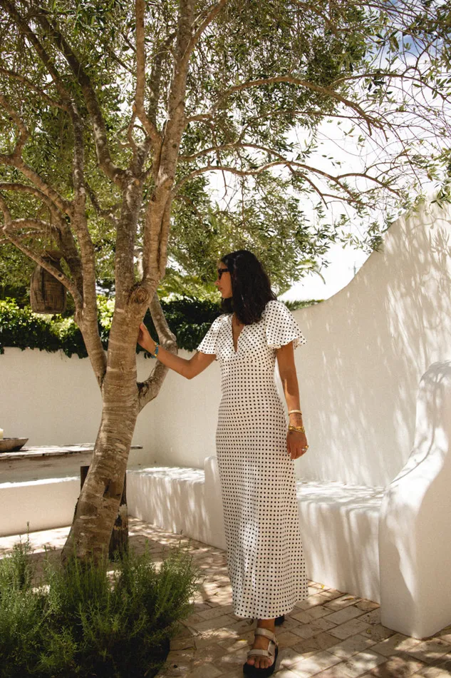 VRG GRL MidiMaxi Dresses Summer Nostalgia Bias Cut Midi Dress White 8211 Women VRG GRL MidiMaxi Dresses Summer Nostalgia Bias Cut Midi Dress White 8211 Women