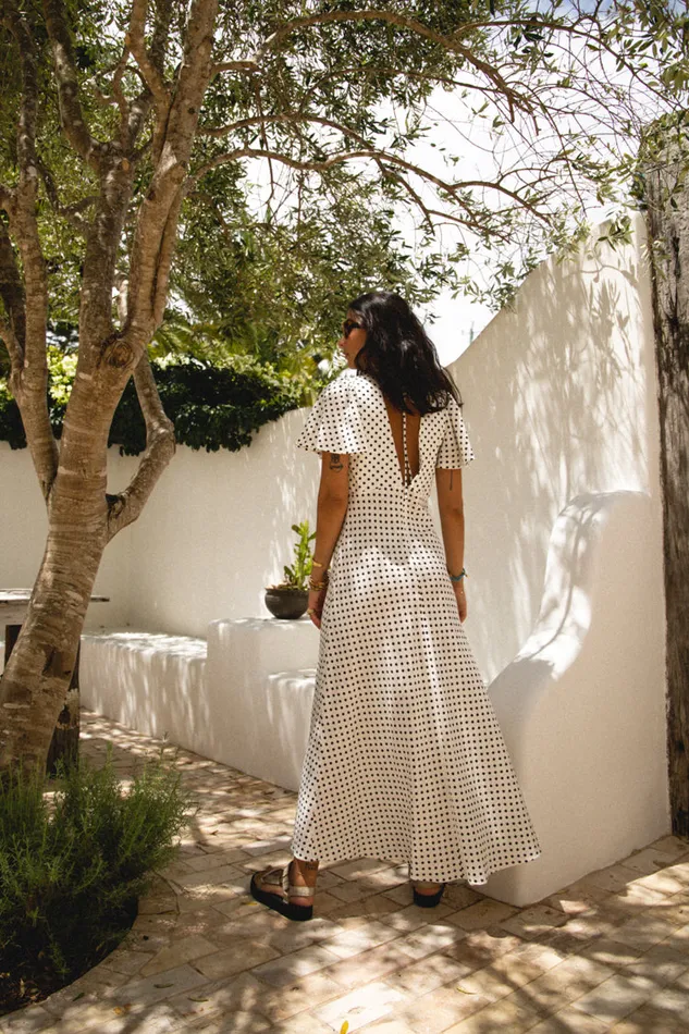 VRG GRL MidiMaxi Dresses Summer Nostalgia Bias Cut Midi Dress White 8211 Women VRG GRL MidiMaxi Dresses Summer Nostalgia Bias Cut Midi Dress White 8211 Women