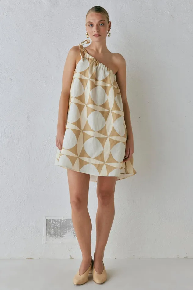 VRG GRL Mini Dresses Slow Living Linen Mini Dress Scope 8211 Women VRG GRL Mini Dresses Slow Living Linen Mini Dress Scope 8211 Women