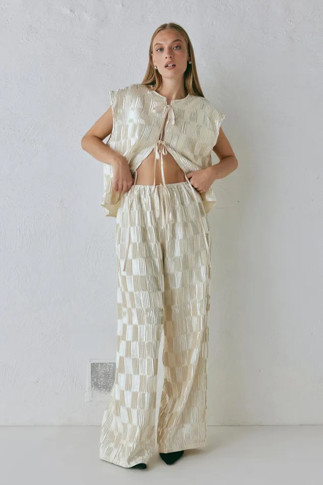 VRG GRL Pants Enni Pants Cream 8211 Women VRG GRL Pants Enni Pants Cream 8211 Women