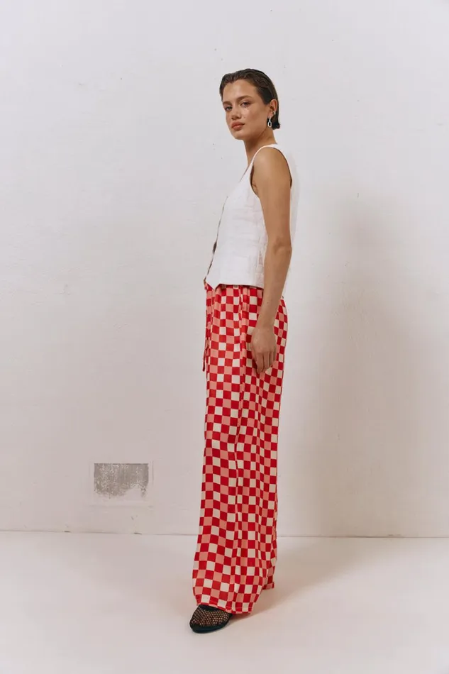 VRG GRL Pants Jamie Pants Check 8211 Women VRG GRL Pants Jamie Pants Check 8211 Women