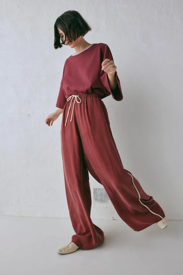 VRG GRL Pants Moonscapes Pants Wine 8211 Women VRG GRL Pants Moonscapes Pants Wine 8211 Women