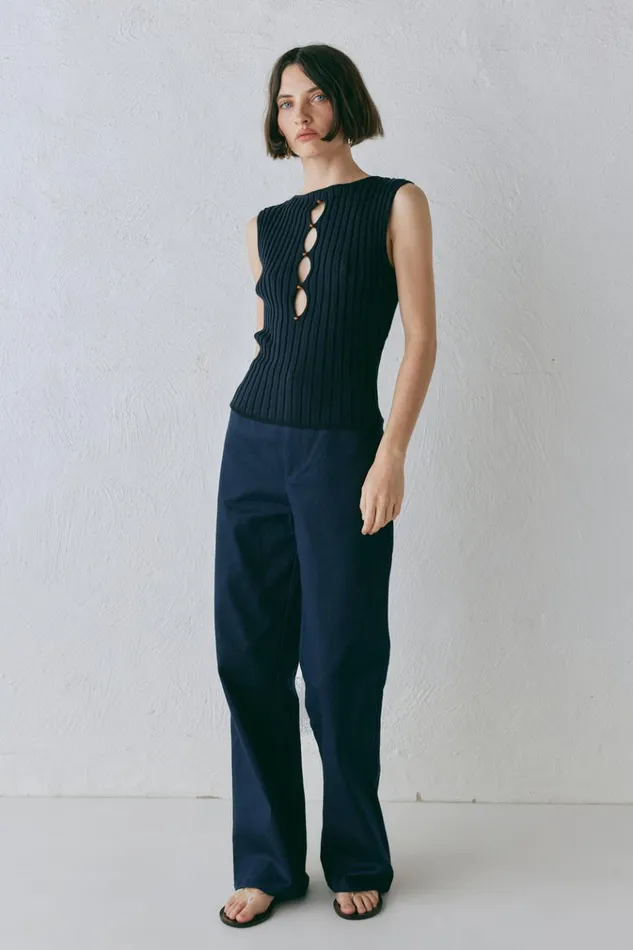 VRG GRL Pants Rue Pants Navy 8211 Women VRG GRL Pants Rue Pants Navy 8211 Women