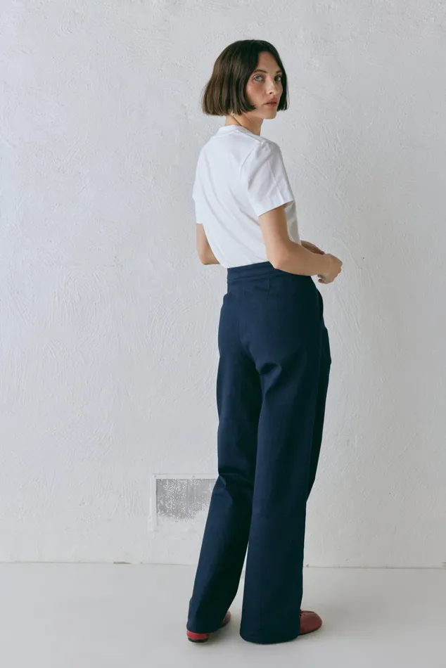 VRG GRL Pants Rue Pants Navy 8211 Women VRG GRL Pants Rue Pants Navy 8211 Women