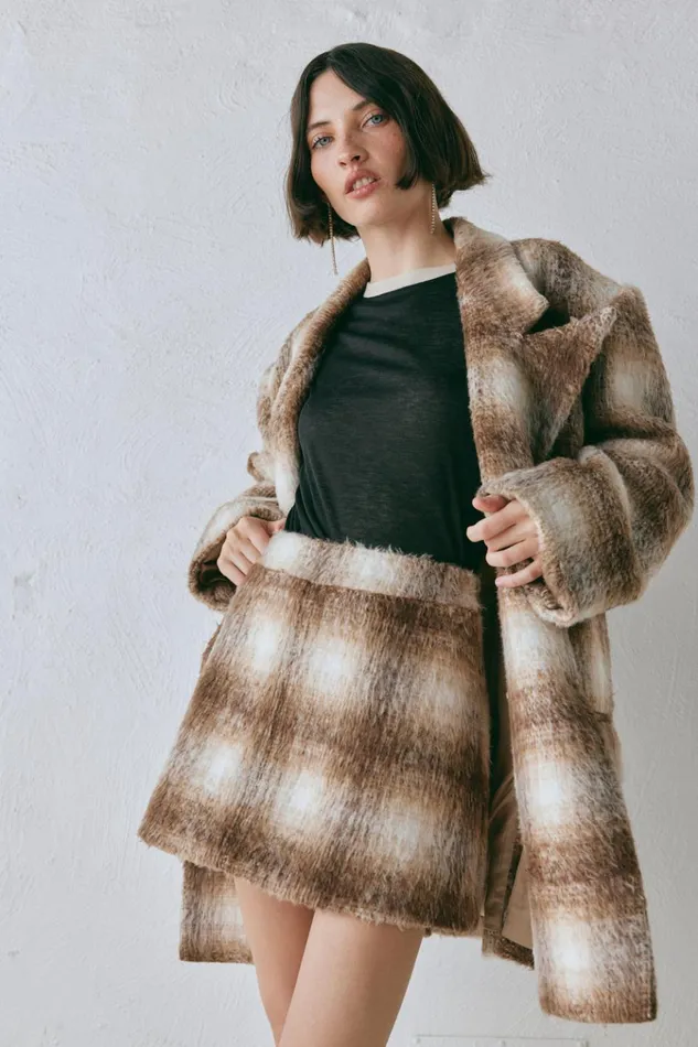 VRG GRL Sets Alexa Mini Skirt Plaid 8211 Women VRG GRL Sets Alexa Mini Skirt Plaid 8211 Women