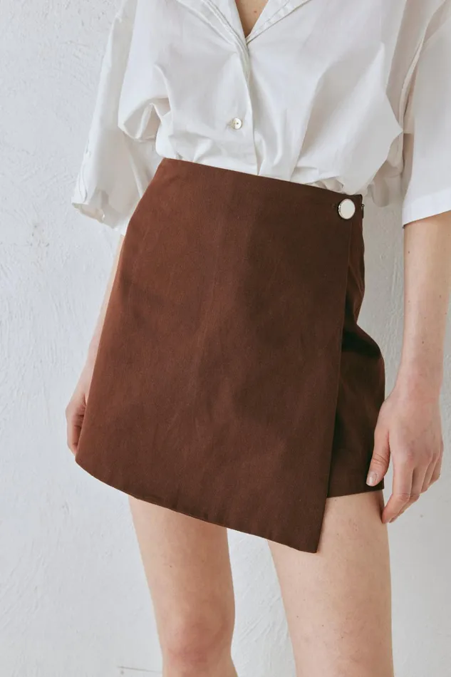 VRG GRL Sets Cove Skort Chocolate 8211 Women VRG GRL Sets Cove Skort Chocolate 8211 Women