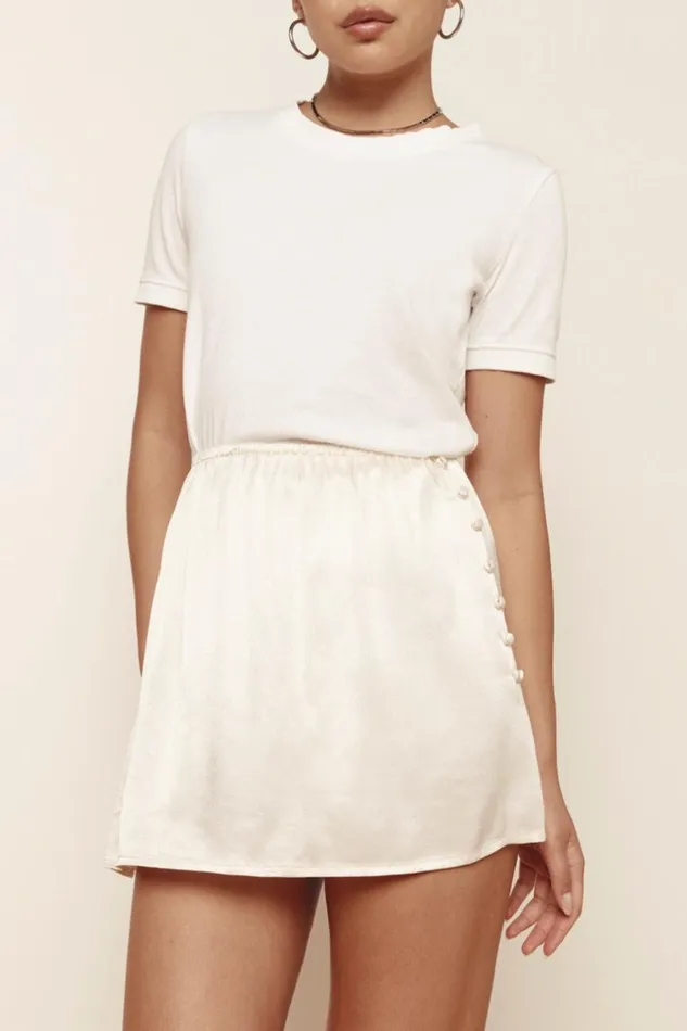 VRG GRL Sets Freya Mini Skirt Cream 8211 Women