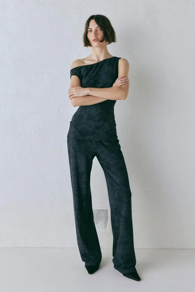 VRG GRL Sets Kemi Pants Black 8211 Women VRG GRL Sets Kemi Pants Black 8211 Women