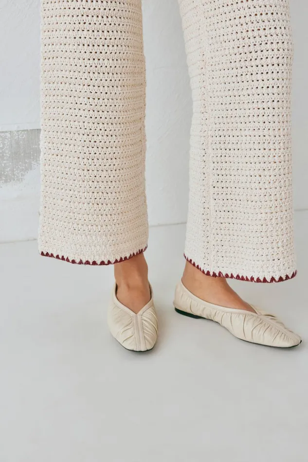 VRG GRL Sets Stella Knit Pants Cream 8211 Women VRG GRL Sets Stella Knit Pants Cream 8211 Women