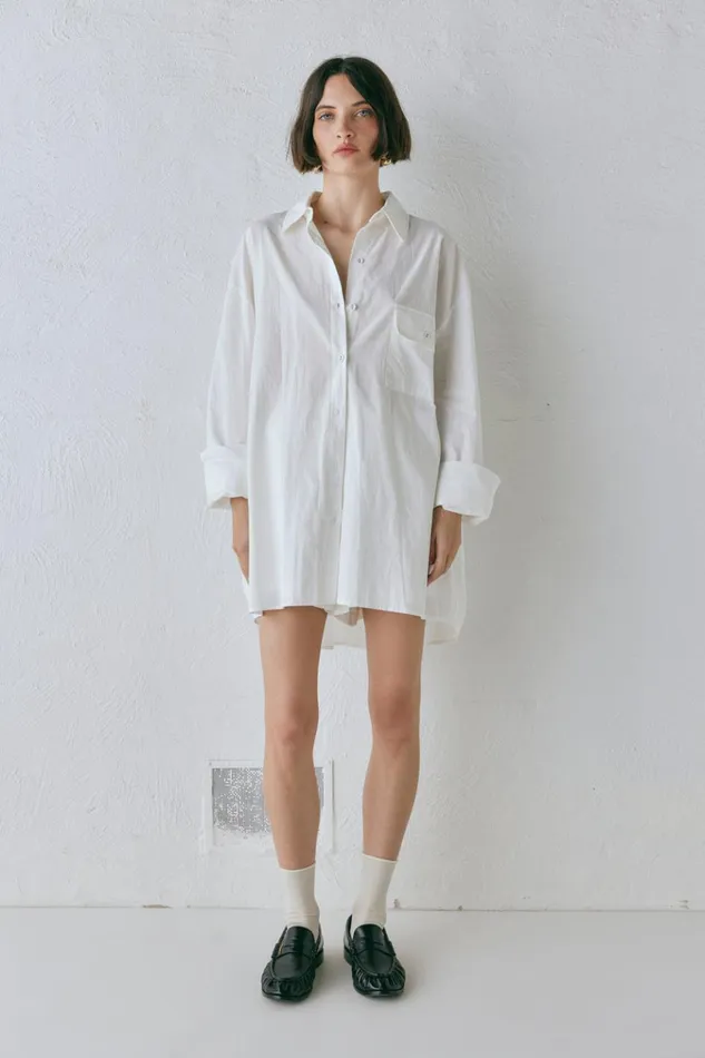 VRG GRL Shirts June Shirt White 8211 Women VRG GRL Shirts June Shirt White 8211 Women