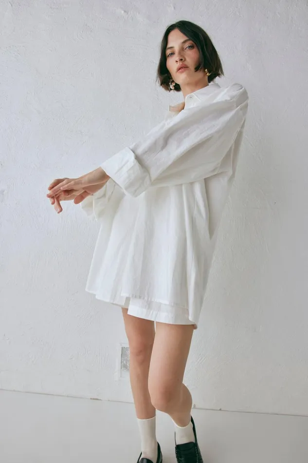 VRG GRL Shirts June Shirt White 8211 Women VRG GRL Shirts June Shirt White 8211 Women