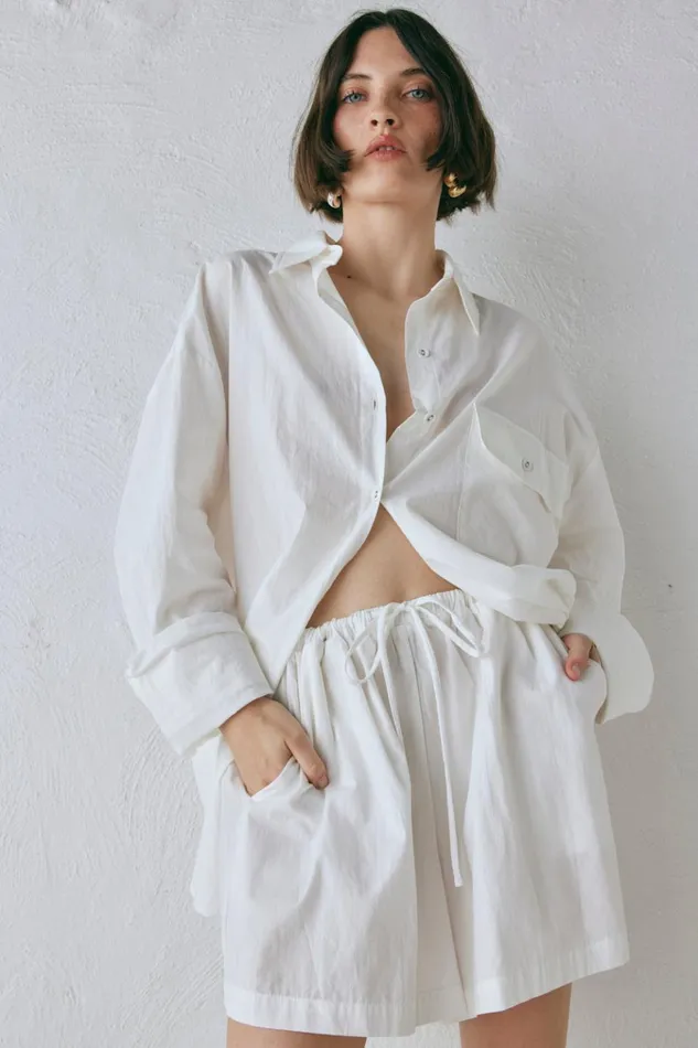 VRG GRL Shirts June Shirt White 8211 Women VRG GRL Shirts June Shirt White 8211 Women