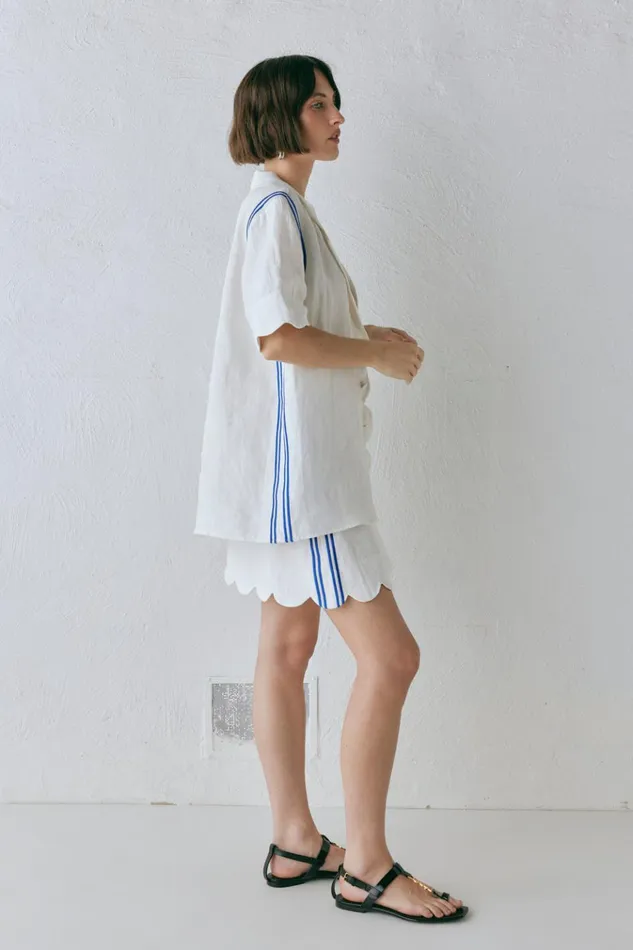 VRG GRL Short Sleeve Gigi Linen Shirt Vienna 8211 Women VRG GRL Short Sleeve Gigi Linen Shirt Vienna 8211 Women