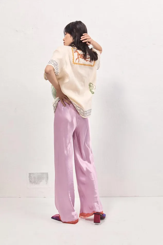 VRG GRL Short Sleeve Natalia Linen Shirt Cream 8211 Women VRG GRL Short Sleeve Natalia Linen Shirt Cream 8211 Women