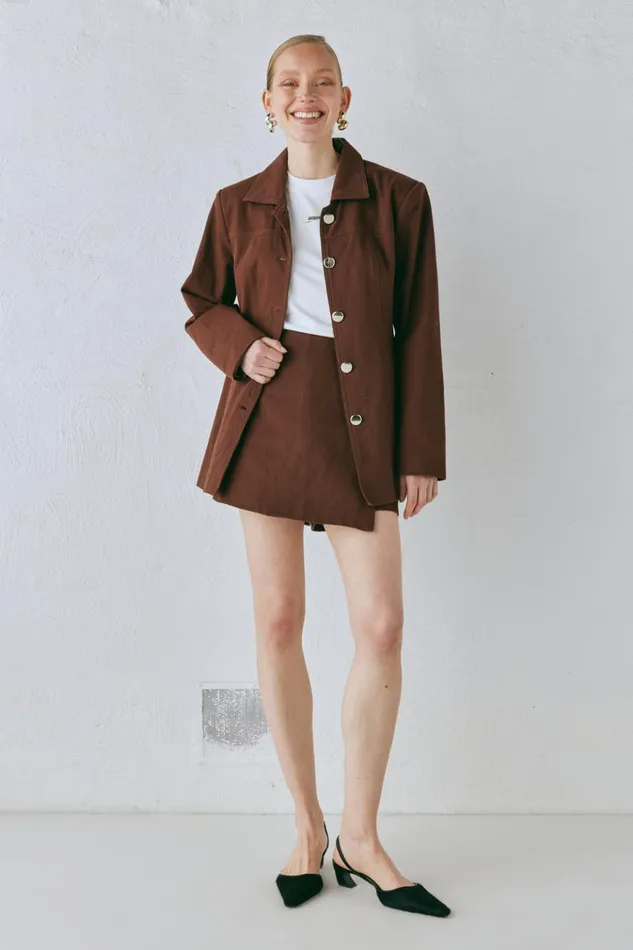 VRG GRL Shorts Cove Skort Chocolate 8211 Women VRG GRL Shorts Cove Skort Chocolate 8211 Women