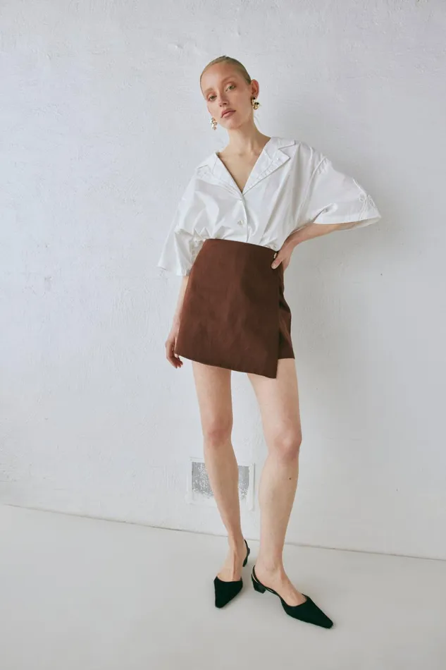 VRG GRL Shorts Cove Skort Chocolate 8211 Women VRG GRL Shorts Cove Skort Chocolate 8211 Women