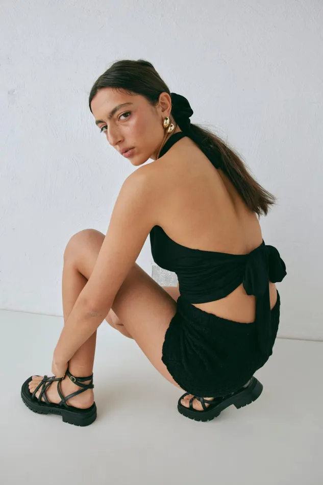 VRG GRL Shorts Inner Glow Knit Shorts Black 8211 Women VRG GRL Shorts Inner Glow Knit Shorts Black 8211 Women