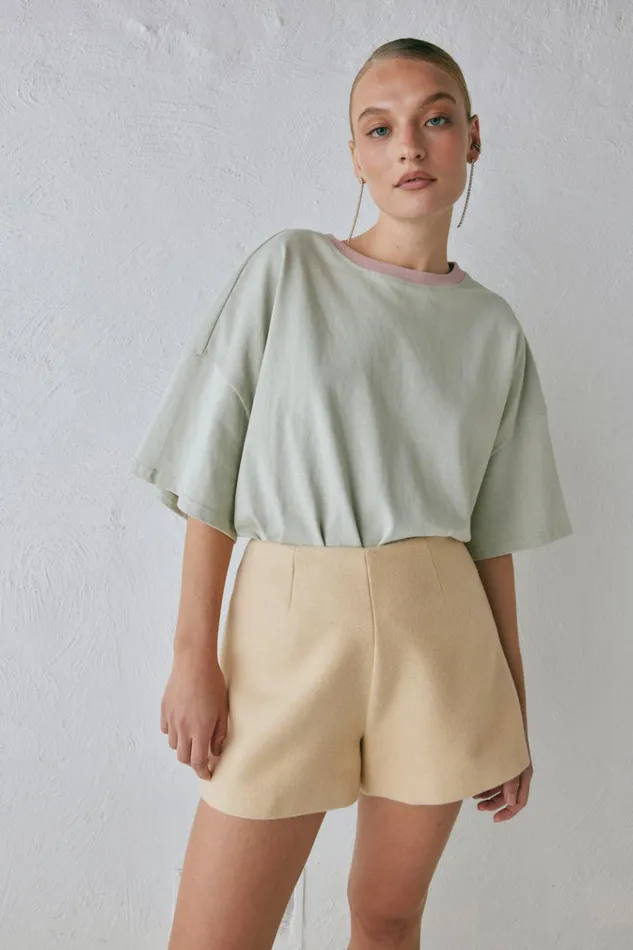 VRG GRL Shorts Nada Shorts Butter 8211 Women VRG GRL Shorts Nada Shorts Butter 8211 Women