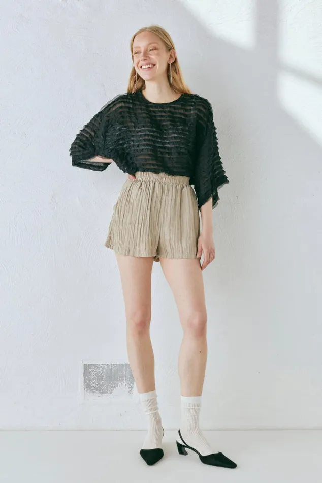 VRG GRL Shorts The Sea and I Shorts Taupe 8211 Women