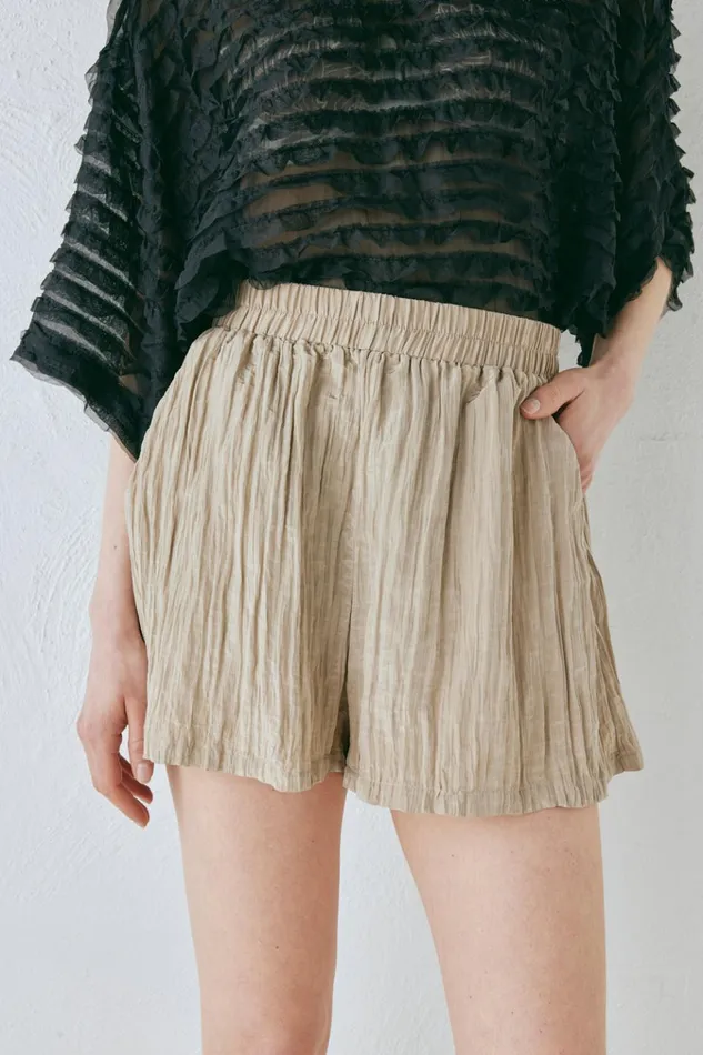 VRG GRL Shorts The Sea and I Shorts Taupe 8211 Women VRG GRL Shorts The Sea and I Shorts Taupe 8211 Women