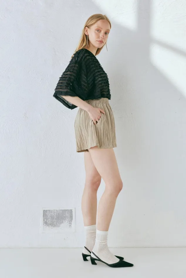 VRG GRL Shorts The Sea and I Shorts Taupe 8211 Women VRG GRL Shorts The Sea and I Shorts Taupe 8211 Women