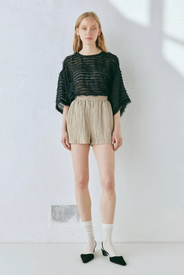 VRG GRL Shorts The Sea and I Shorts Taupe 8211 Women VRG GRL Shorts The Sea and I Shorts Taupe 8211 Women