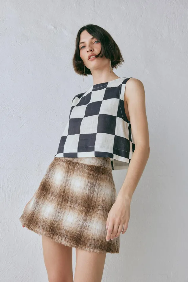 VRG GRL Skirts Alexa Mini Skirt Plaid 8211 Women VRG GRL Skirts Alexa Mini Skirt Plaid 8211 Women